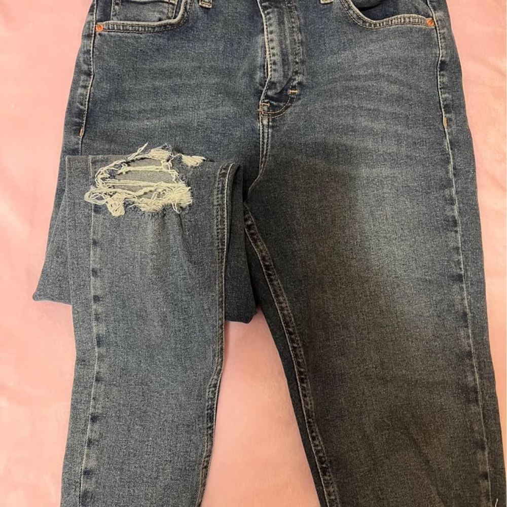 Top shop Classic Blue Distressed Women’s Jeans